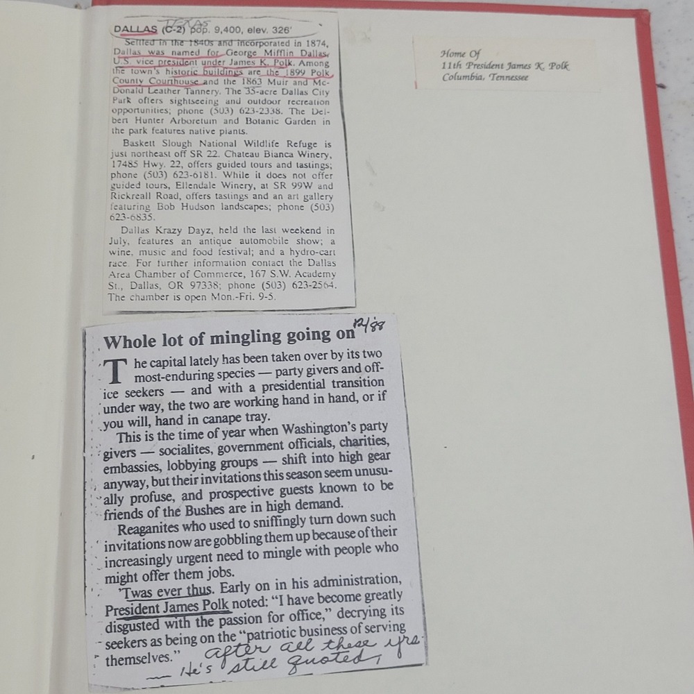 The Polks of North Carolina and Tennessee Genealogy Book Mrs Frank J Angellotti - Picture 5 of 8